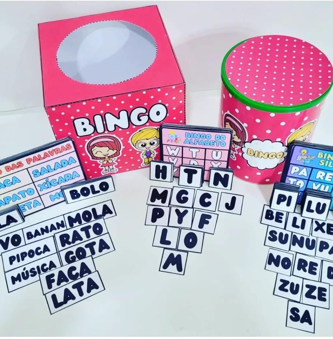 Bingo do Alfabeto Jogo Educativo Atividade Alfabetização pdf