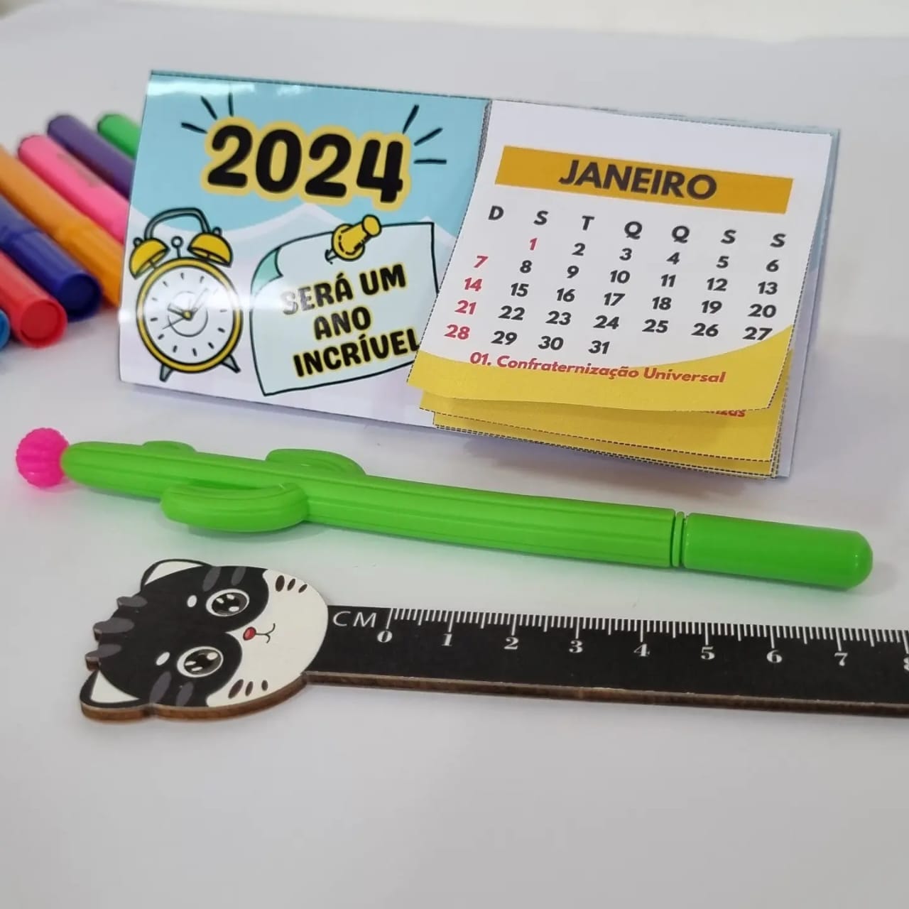 CALENDÁRIO EDITÁVEL (CANVA) - Imagem 4