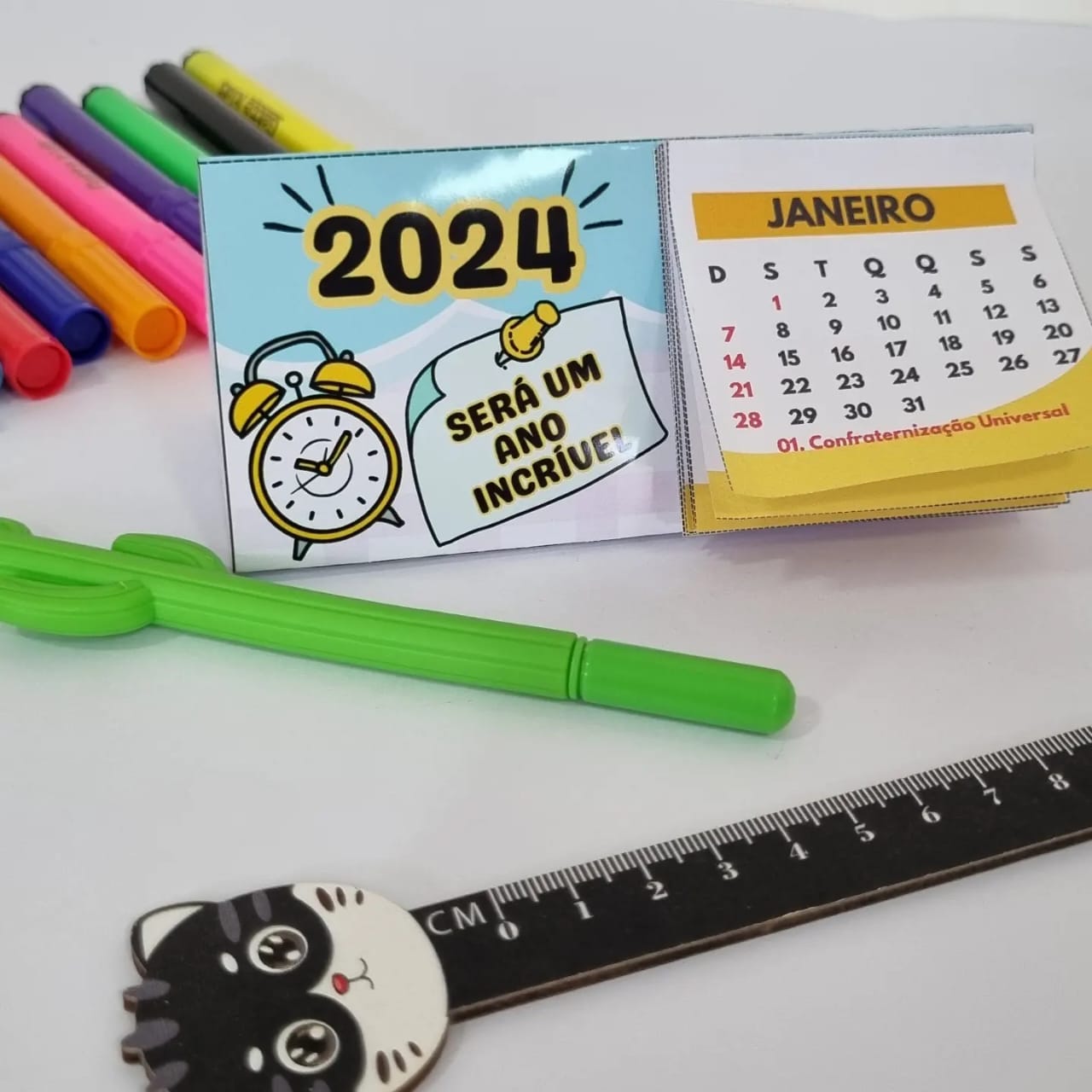 CALENDÁRIO EDITÁVEL (CANVA) - Imagem 3