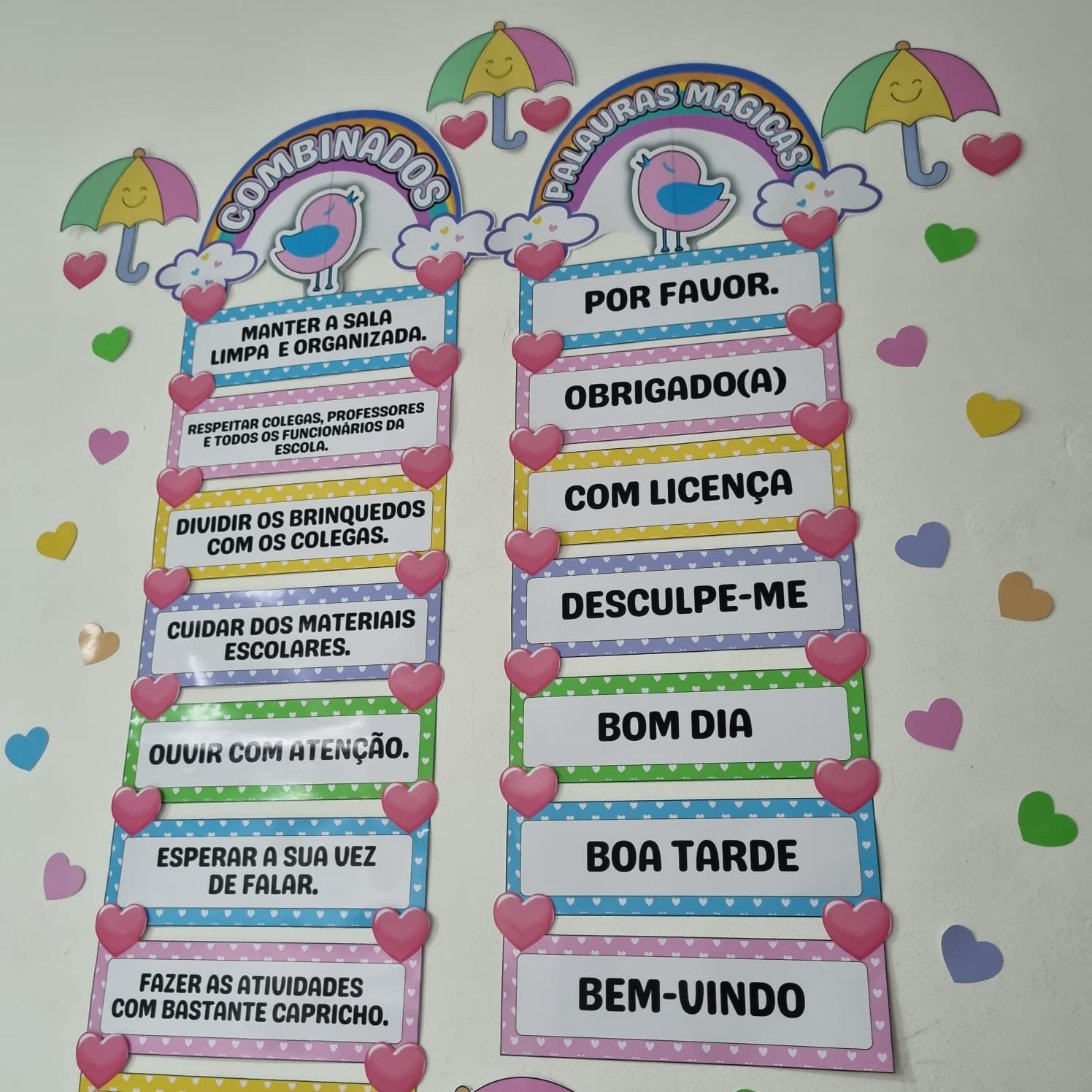 COMBINADOS/PALAVRAS MÁGICAS - CHUVA DE AMOR