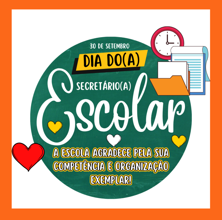 PAINEL E LEMBRANCINHA DIA DO SECRETÁRIO ESCOLAR – Atividades Educativas ...