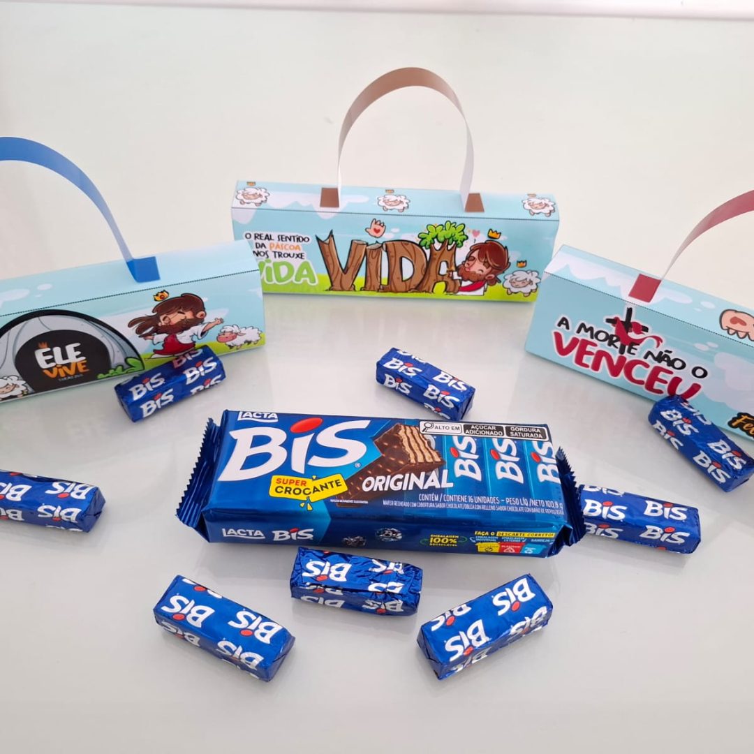 LEMBRANCINHA DE PÁSCOA - CAIXA DE BIS