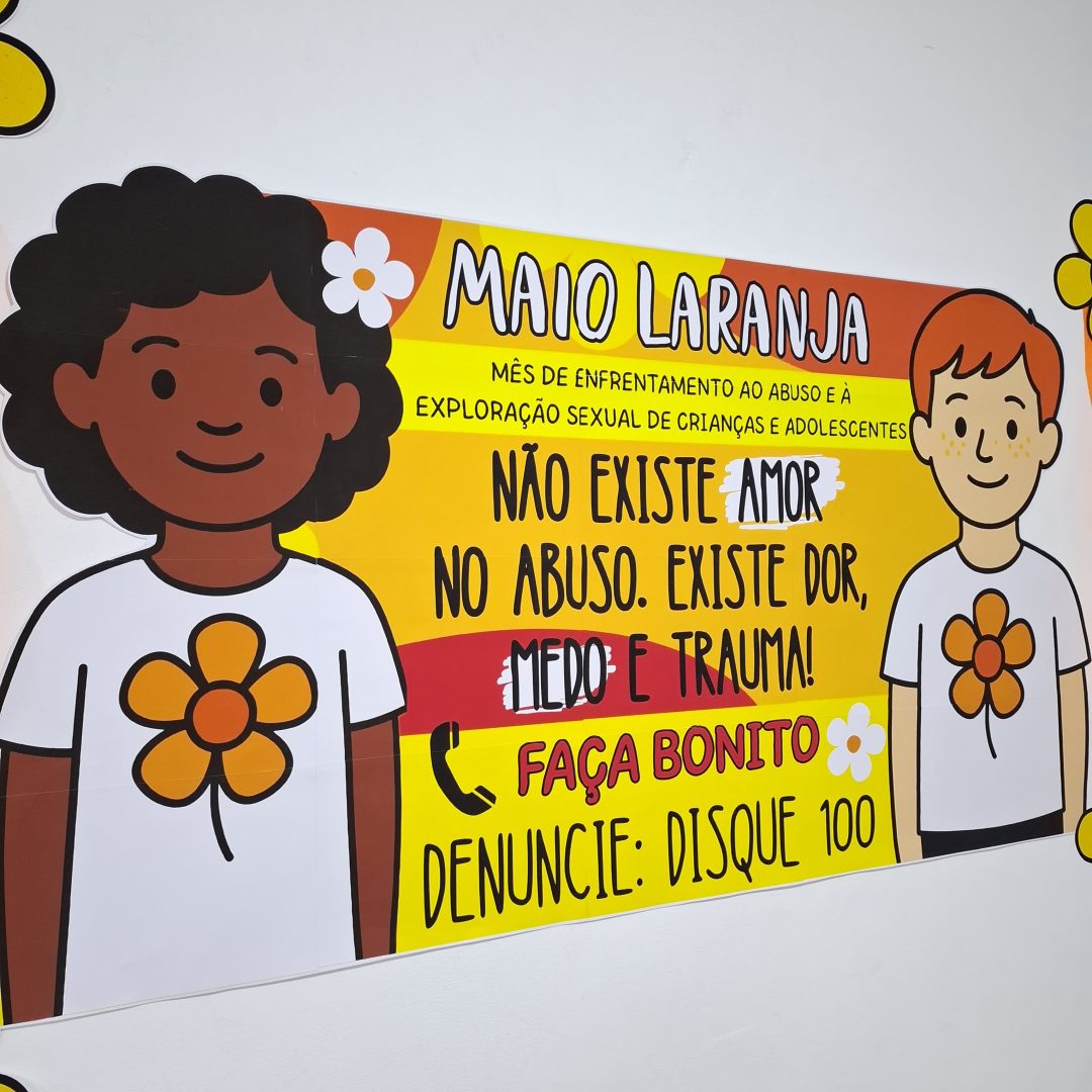 CARTAZ MAIO LARANJA 🟠