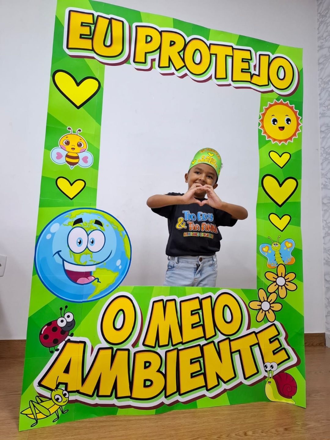 MOLDURA GIGANTE "EU PROTEJO O MEIO AMBIENTE" - Imagem 2