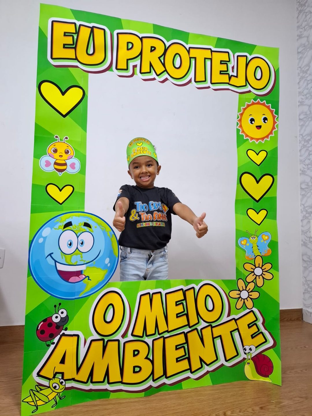 MOLDURA GIGANTE "EU PROTEJO O MEIO AMBIENTE" - Imagem 4
