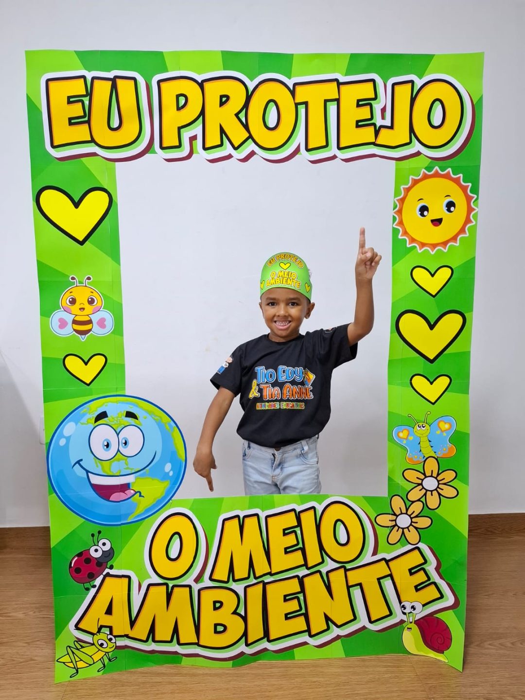 MOLDURA GIGANTE "EU PROTEJO O MEIO AMBIENTE" - Imagem 8