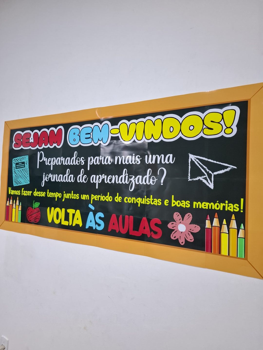 CARTAZ VOLTA ÀS AULAS - QUADRO ESCOLAR - Imagem 8