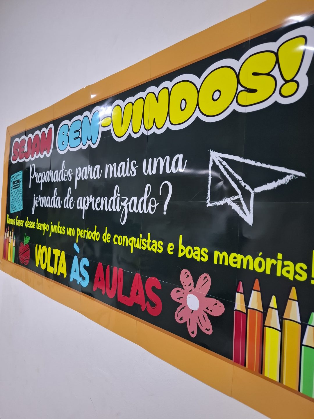 CARTAZ VOLTA ÀS AULAS - QUADRO ESCOLAR - Imagem 6