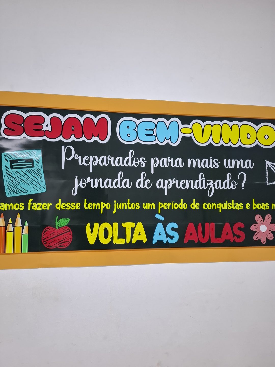 CARTAZ VOLTA ÀS AULAS - QUADRO ESCOLAR - Imagem 5