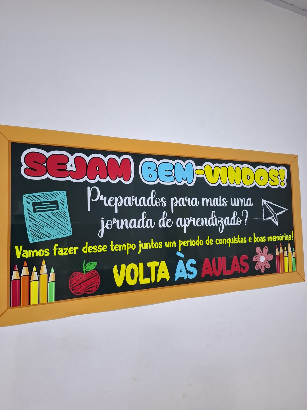 CARTAZ VOLTA ÀS AULAS - QUADRO ESCOLAR - Imagem 4