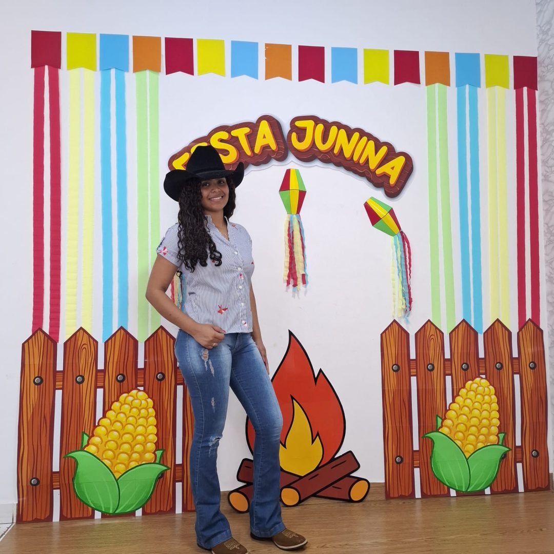 PAINEL FESTA JUNINA - FITAS COLORIDAS - Imagem 2