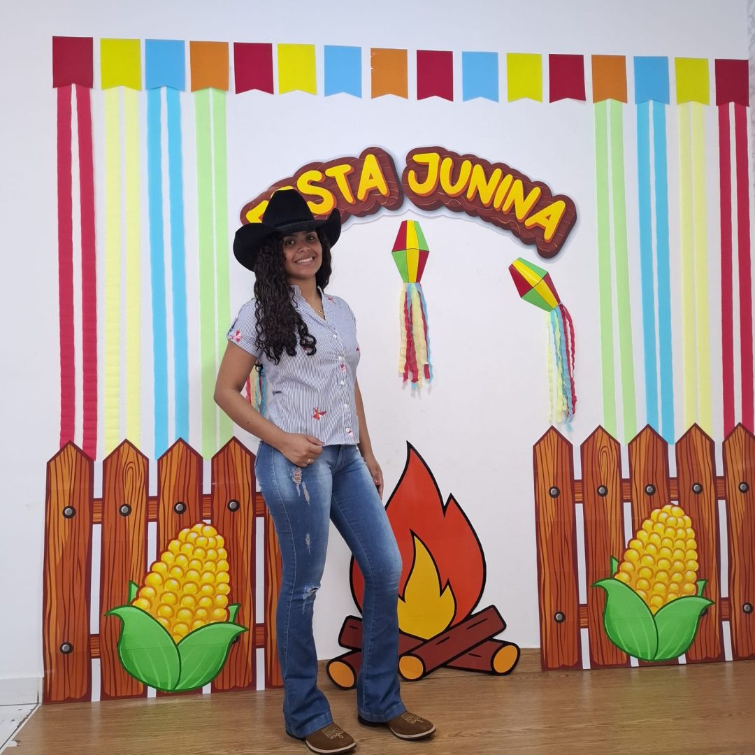 PAINEL FESTA JUNINA - FITAS COLORIDAS - Imagem 9