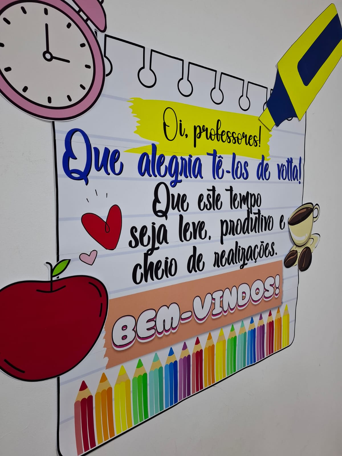 PAINEL E LEMBRANCINHA- OI, PROFESSORES!