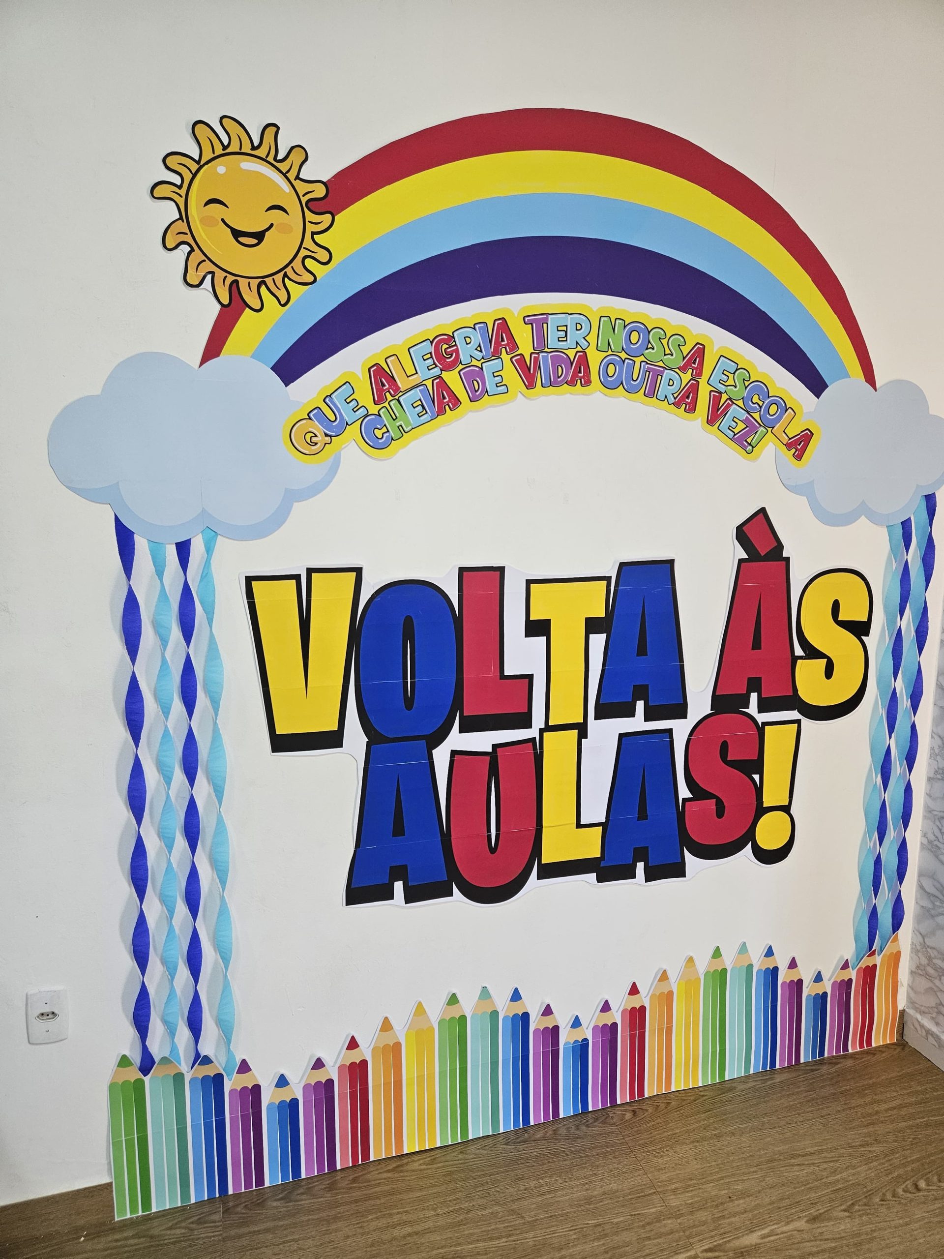 PAINEL VOLTA ÀS AULAS ARCO-ÍRIS - Imagem 2