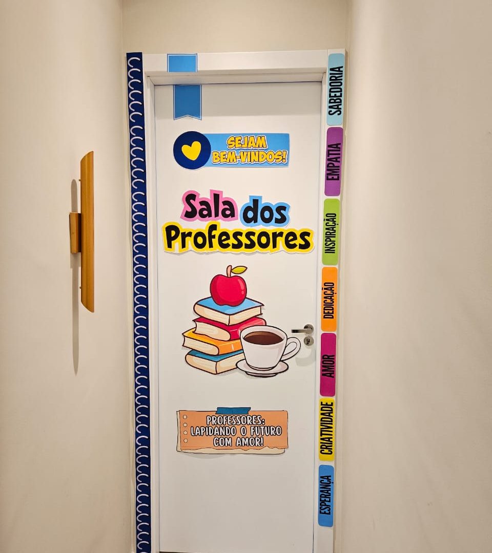 PAINEL DE PORTA SALA DOS PROFESSORES (PÁGINA)