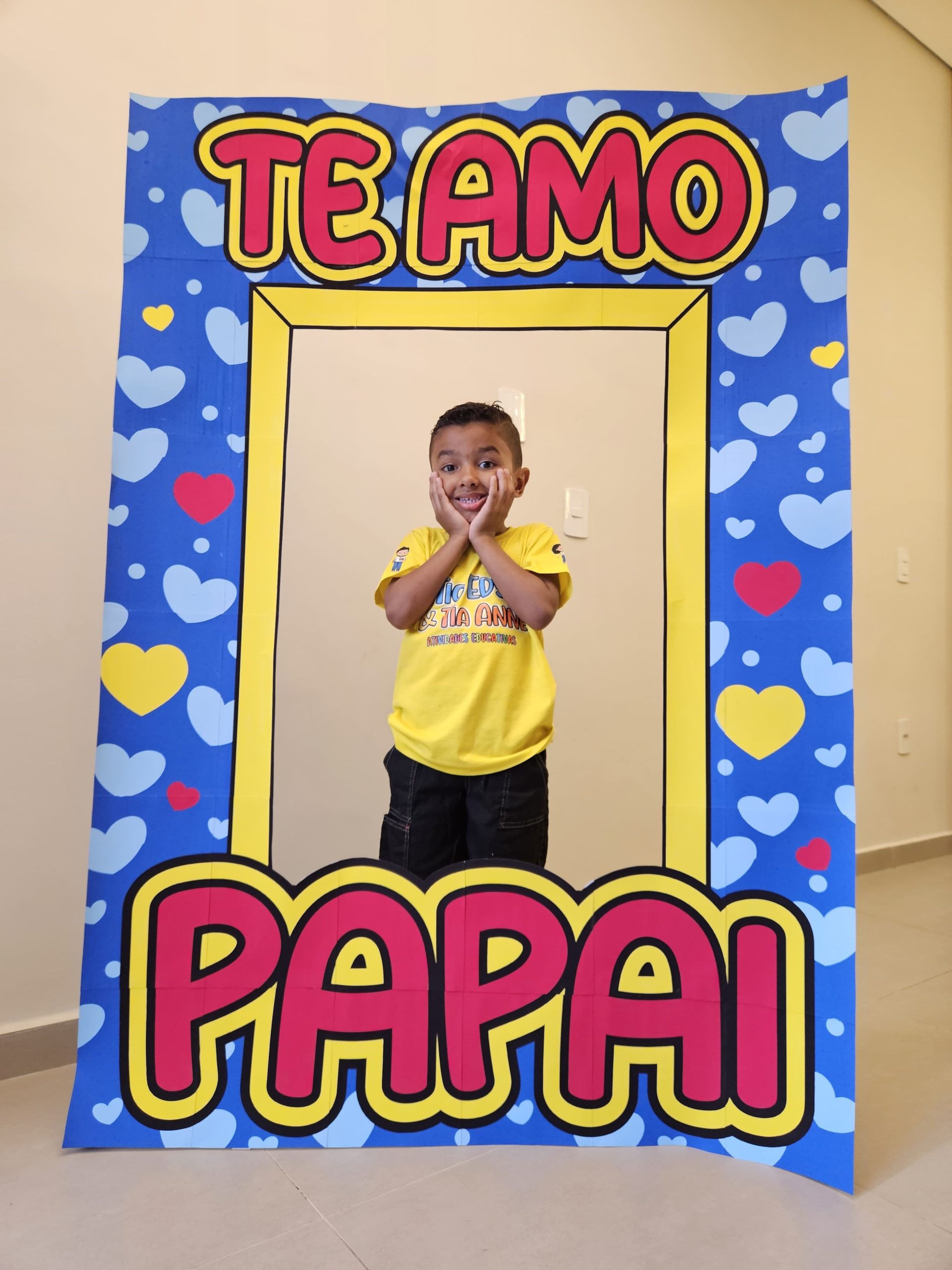 MOLDURA GIGANTE TE AMO PAPAI