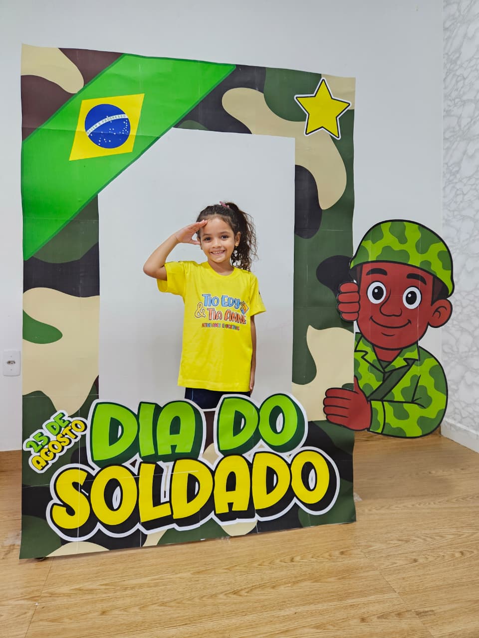 MOLDURA GIGANTE DIA DO SOLDADO 💚 - Imagem 11