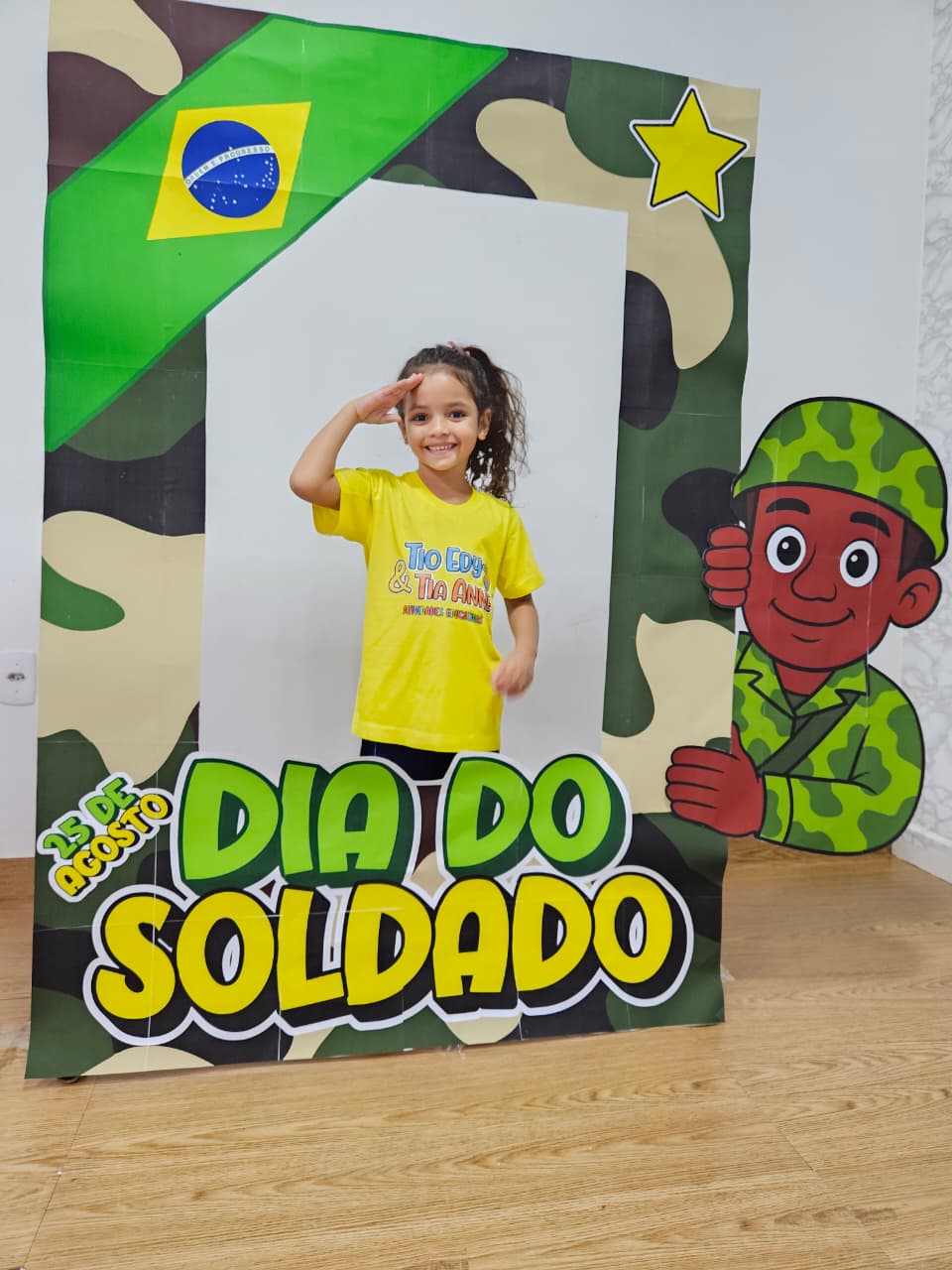 MOLDURA GIGANTE DIA DO SOLDADO 💚 - Imagem 9