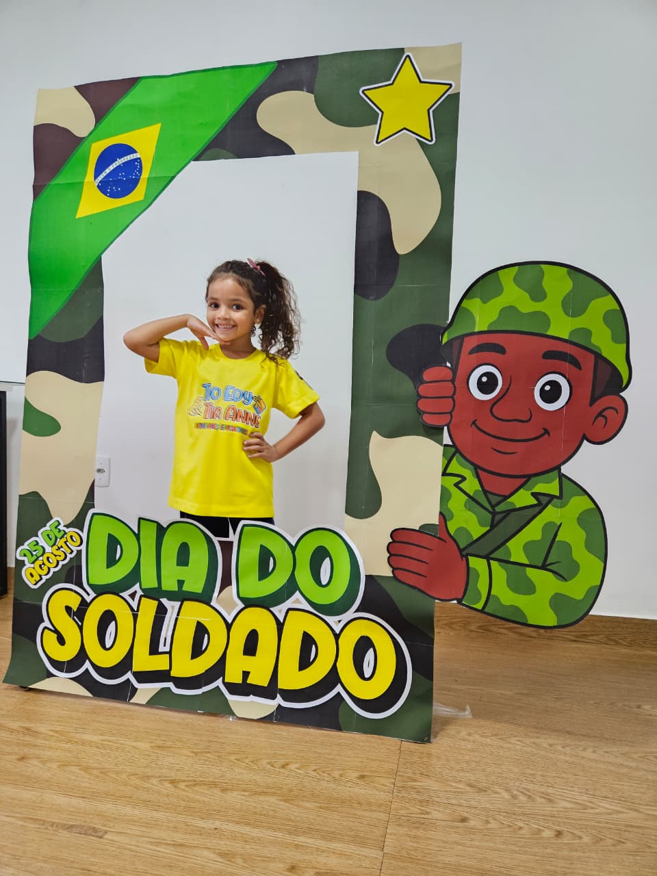 MOLDURA GIGANTE DIA DO SOLDADO 💚 - Imagem 10