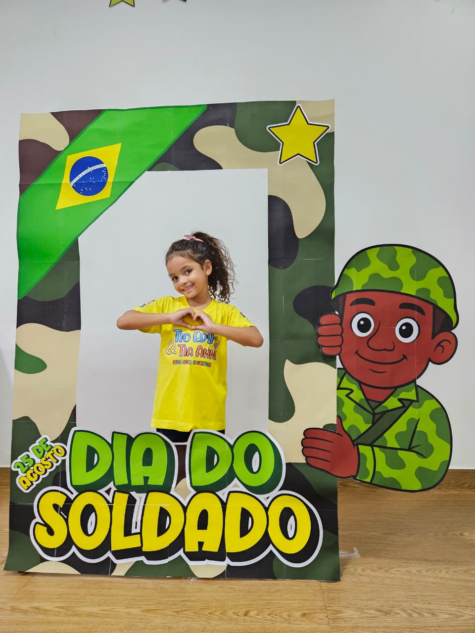 MOLDURA GIGANTE DIA DO SOLDADO 💚 - Imagem 3