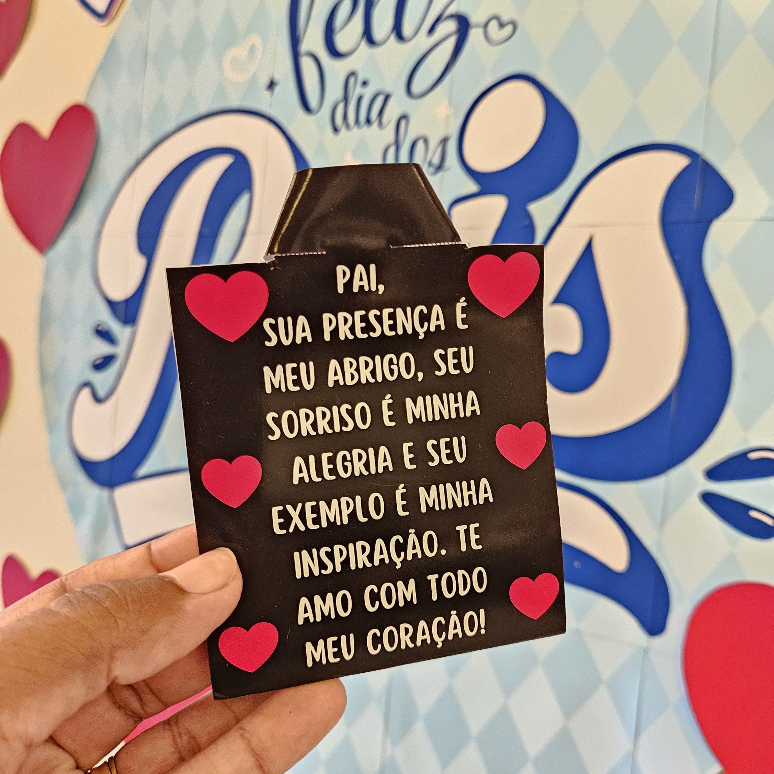 PAINEL E LEMBRANCINHA DIA DOS PAIS (REDONDO AZUL) - Imagem 3