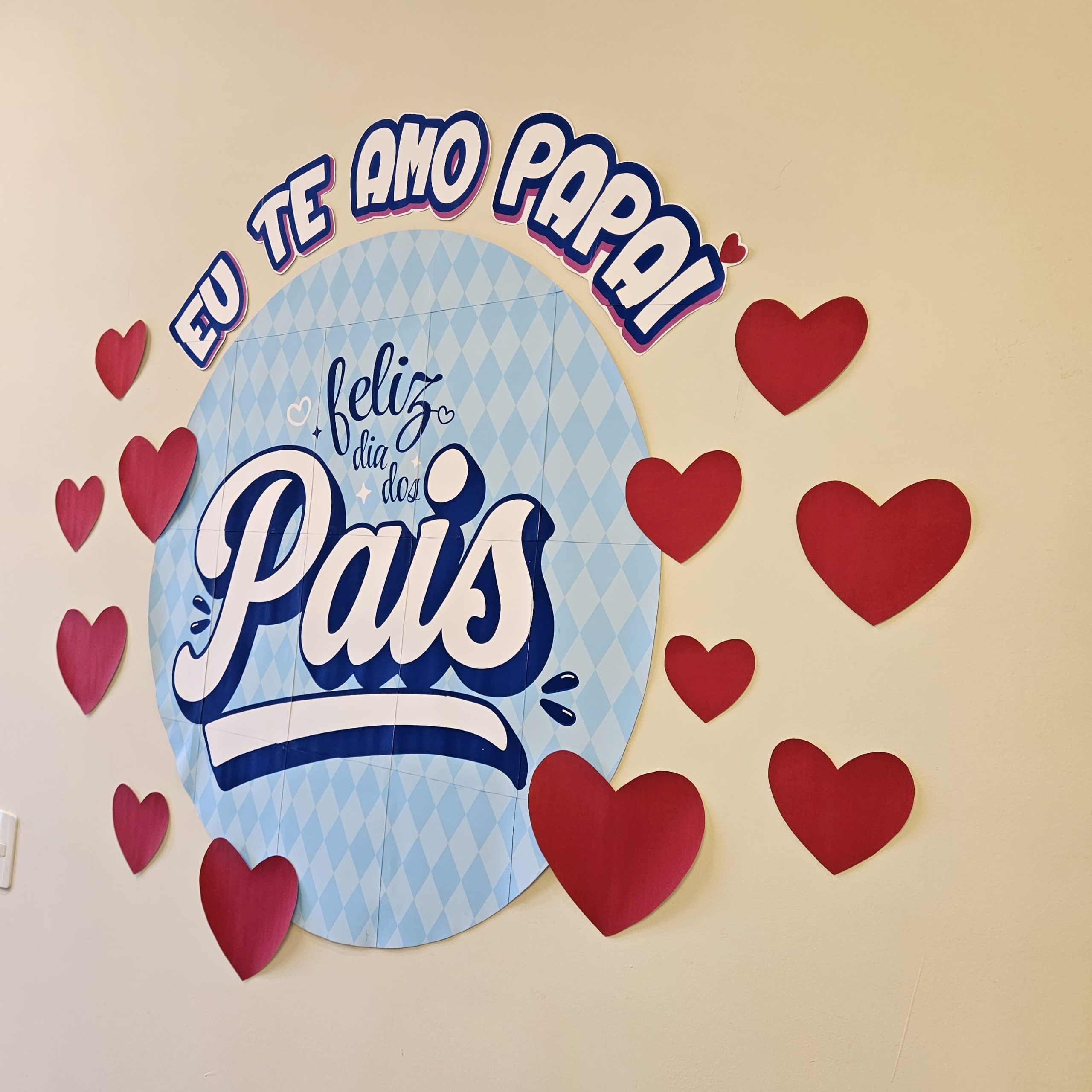 PAINEL E LEMBRANCINHA DIA DOS PAIS (REDONDO AZUL) - Imagem 2