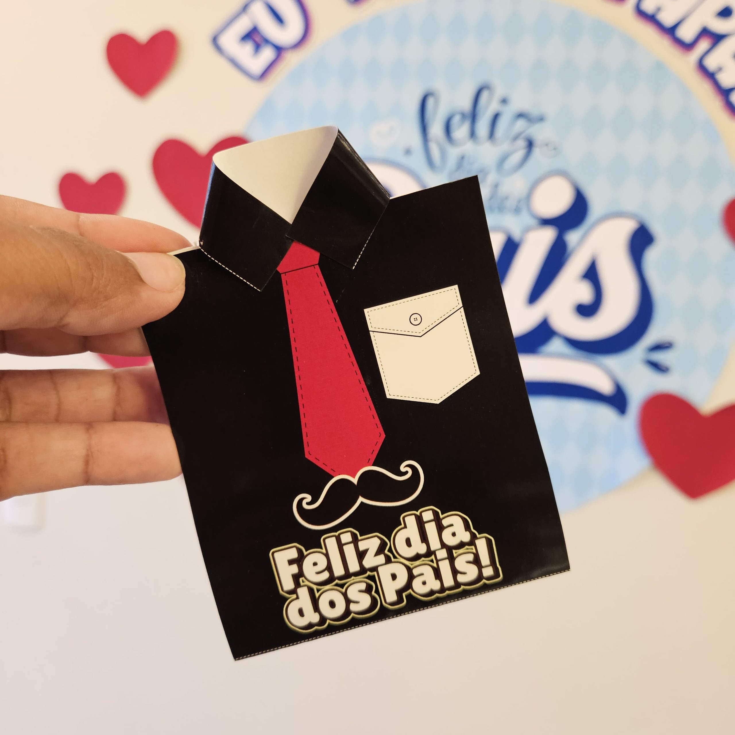 PAINEL E LEMBRANCINHA DIA DOS PAIS (REDONDO AZUL) - Imagem 8