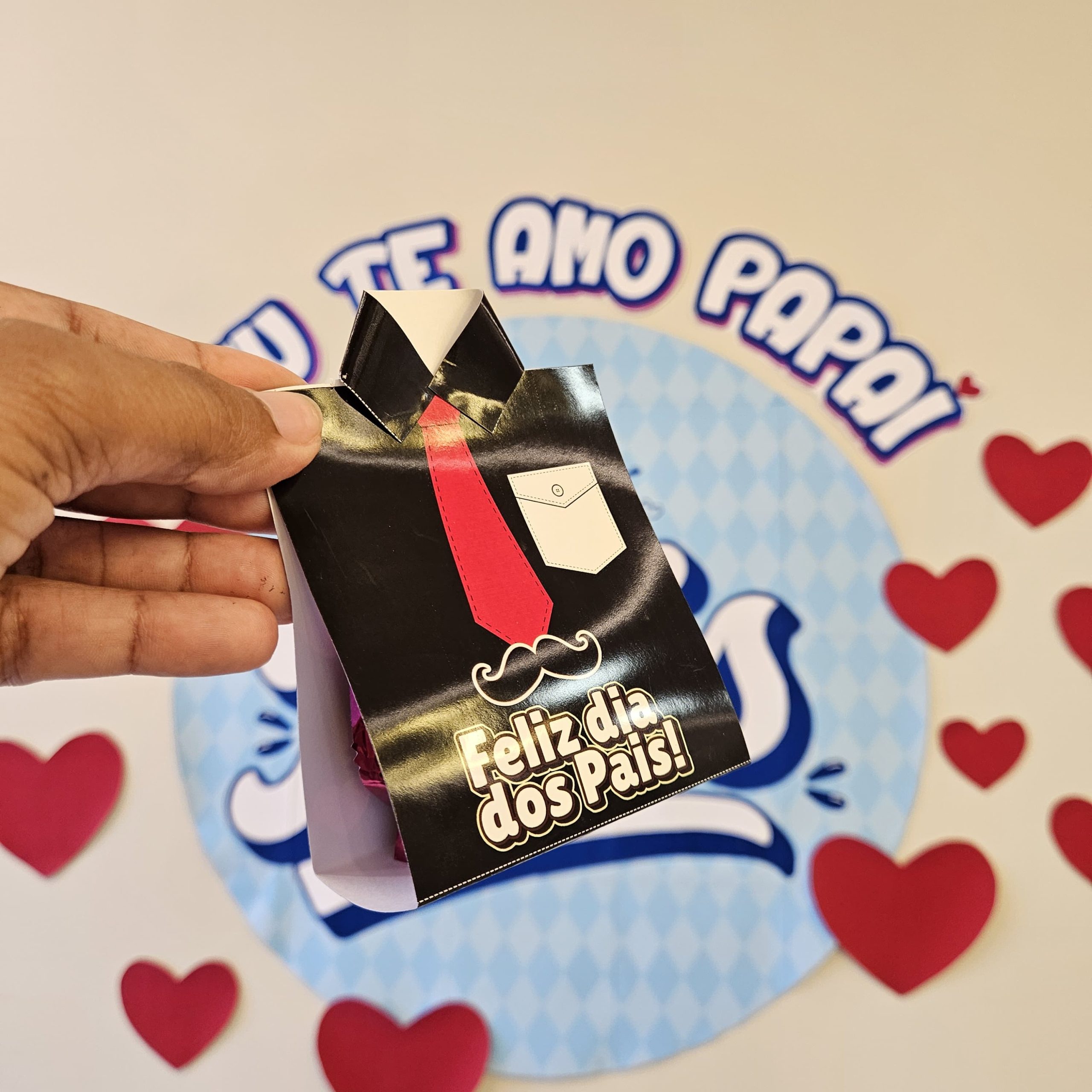 PAINEL E LEMBRANCINHA DIA DOS PAIS (REDONDO AZUL) - Imagem 9