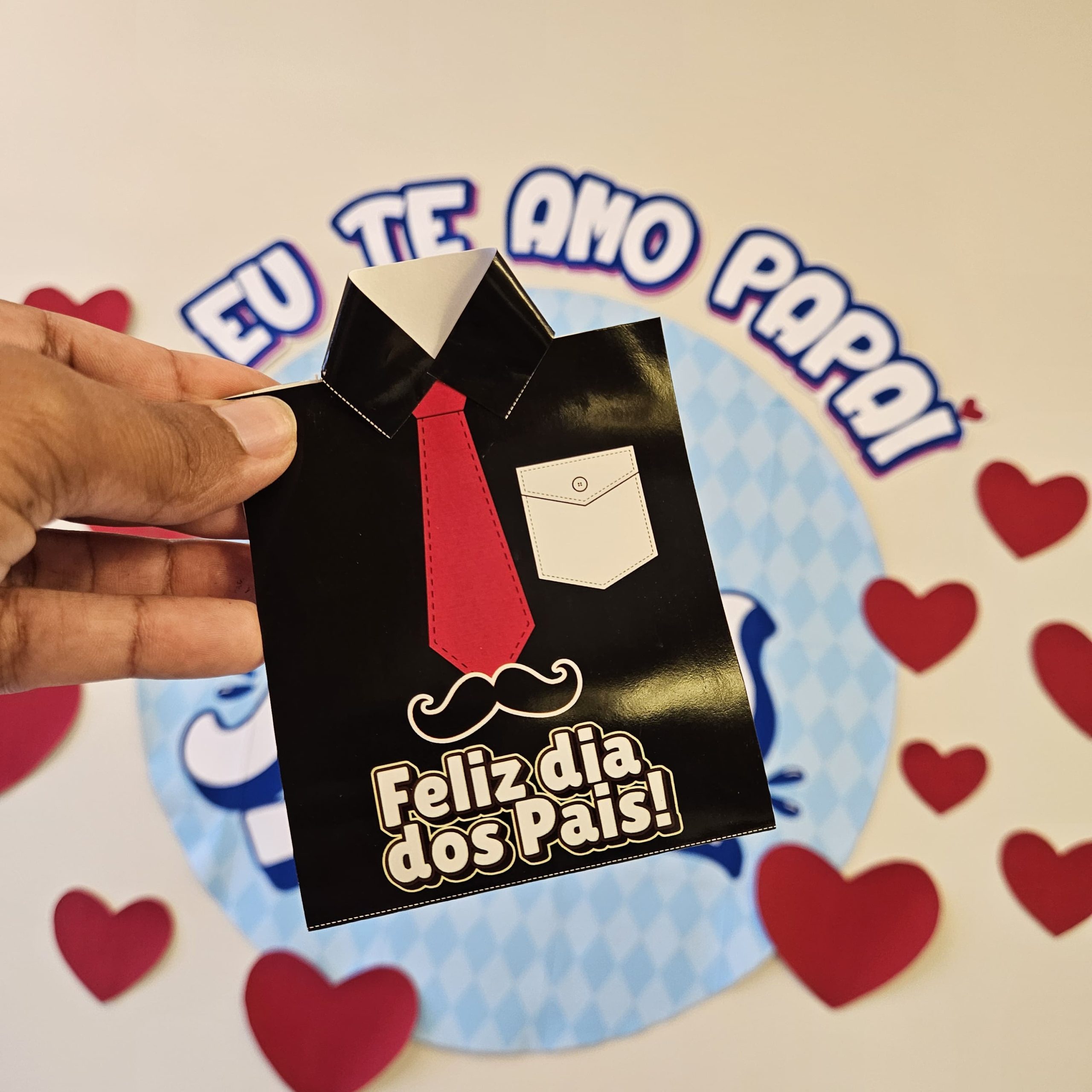 PAINEL E LEMBRANCINHA DIA DOS PAIS (REDONDO AZUL) - Imagem 10