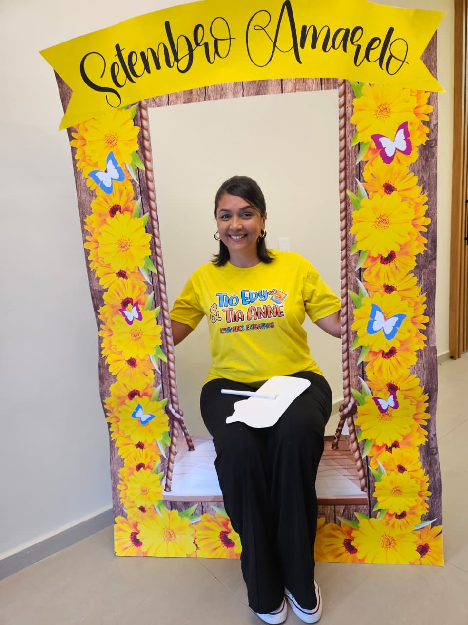 MOLDURA GIGANTE SETEMBRO AMARELO + PLAQUINHA - Imagem 10