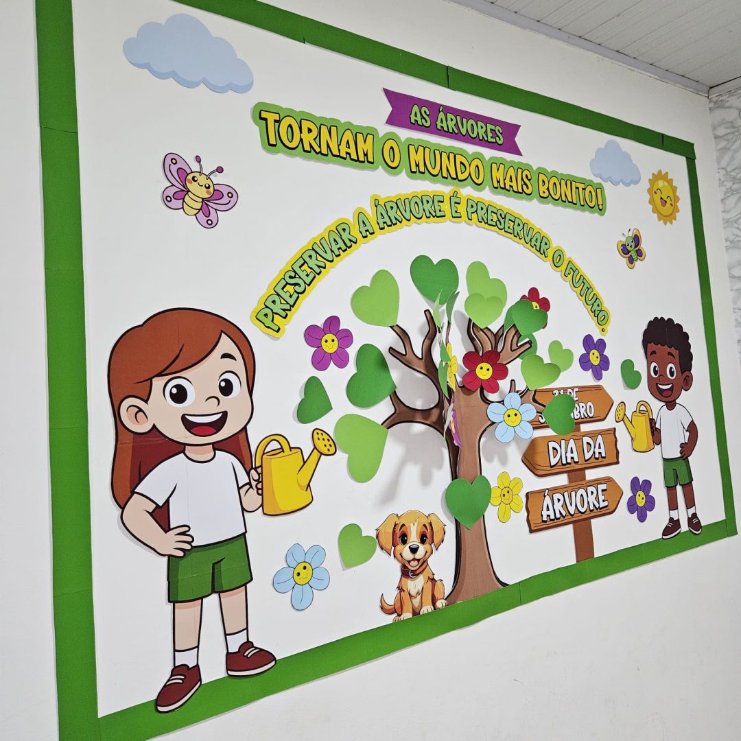 PAINEL DIA DA ÁRVORE - MUNDO MAIS BONITO