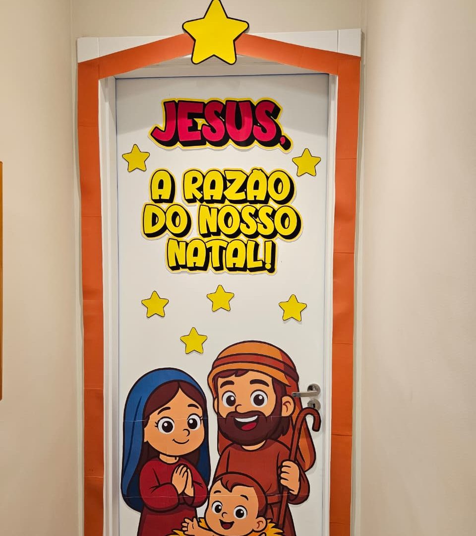 PAINEL DE PORTA - JESUS, RAZÃO DO NOSSO NATAL