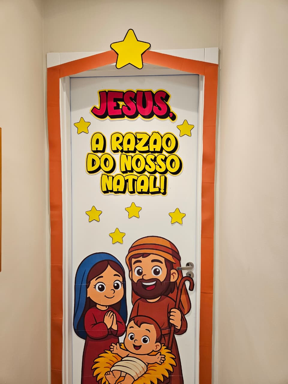 PAINEL DE PORTA - JESUS, RAZÃO DO NOSSO NATAL