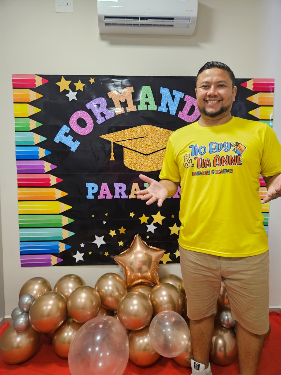 BANNER GIGANTE FORMANDOS - PRETO COM LÁPIS COLORIDO - Imagem 4