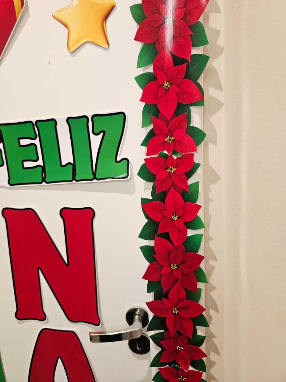 PAINEL DE PORTA DE NATAL - LAÇO VERMELHO - Imagem 5