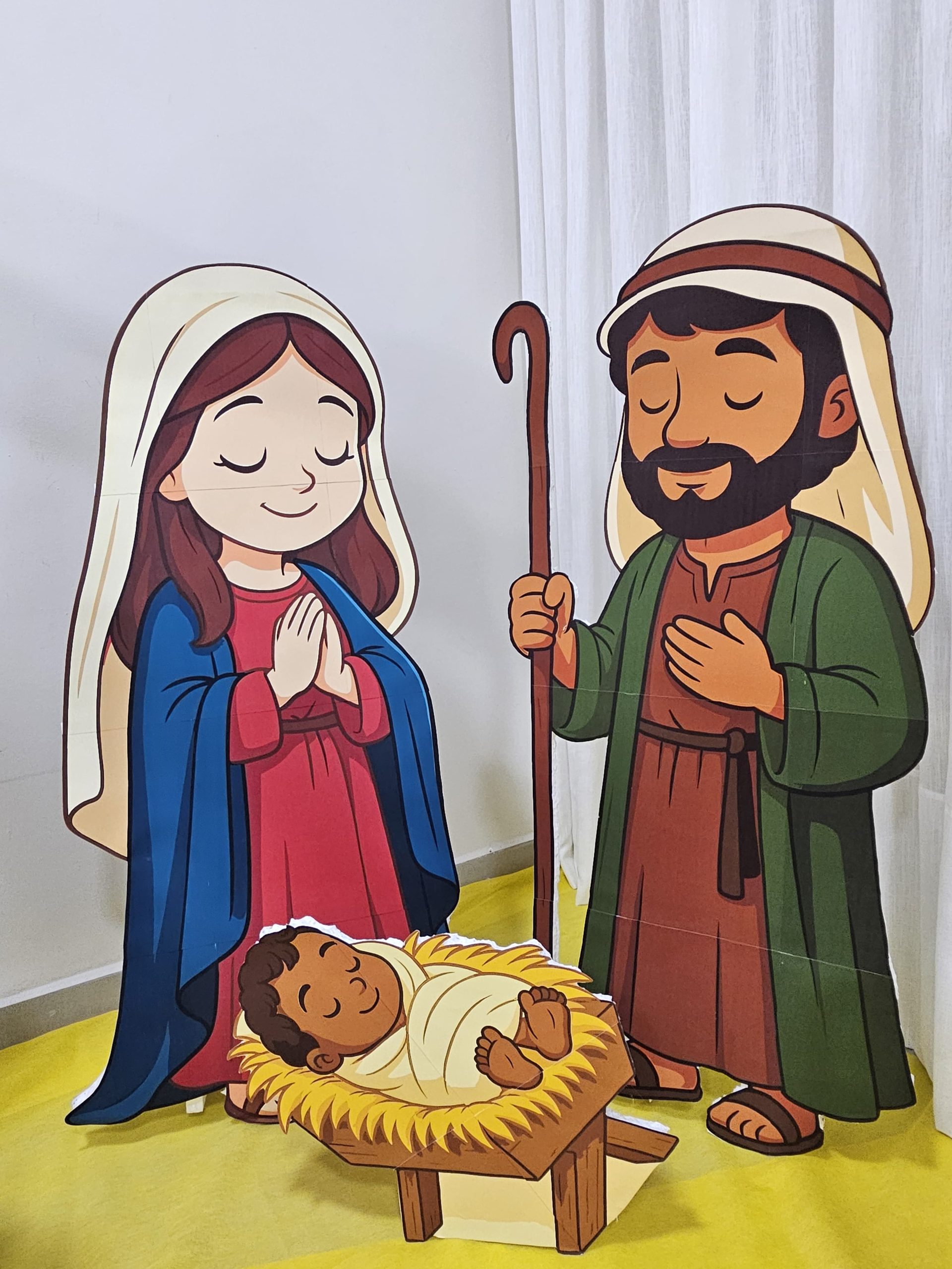 PRESÉPIO DE NATAL - COM PASTOR - Imagem 10
