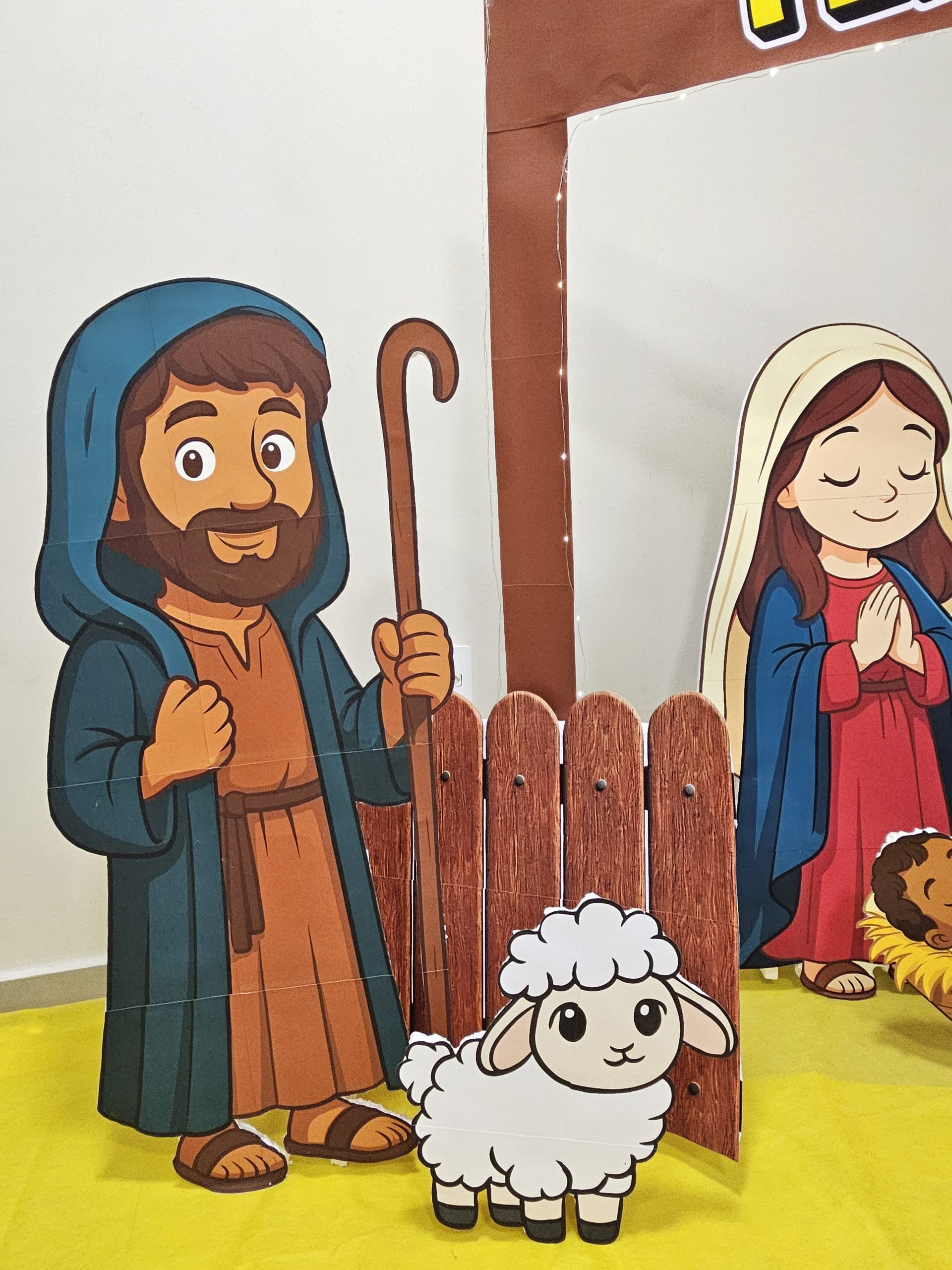 PRESÉPIO DE NATAL - COM PASTOR - Imagem 7