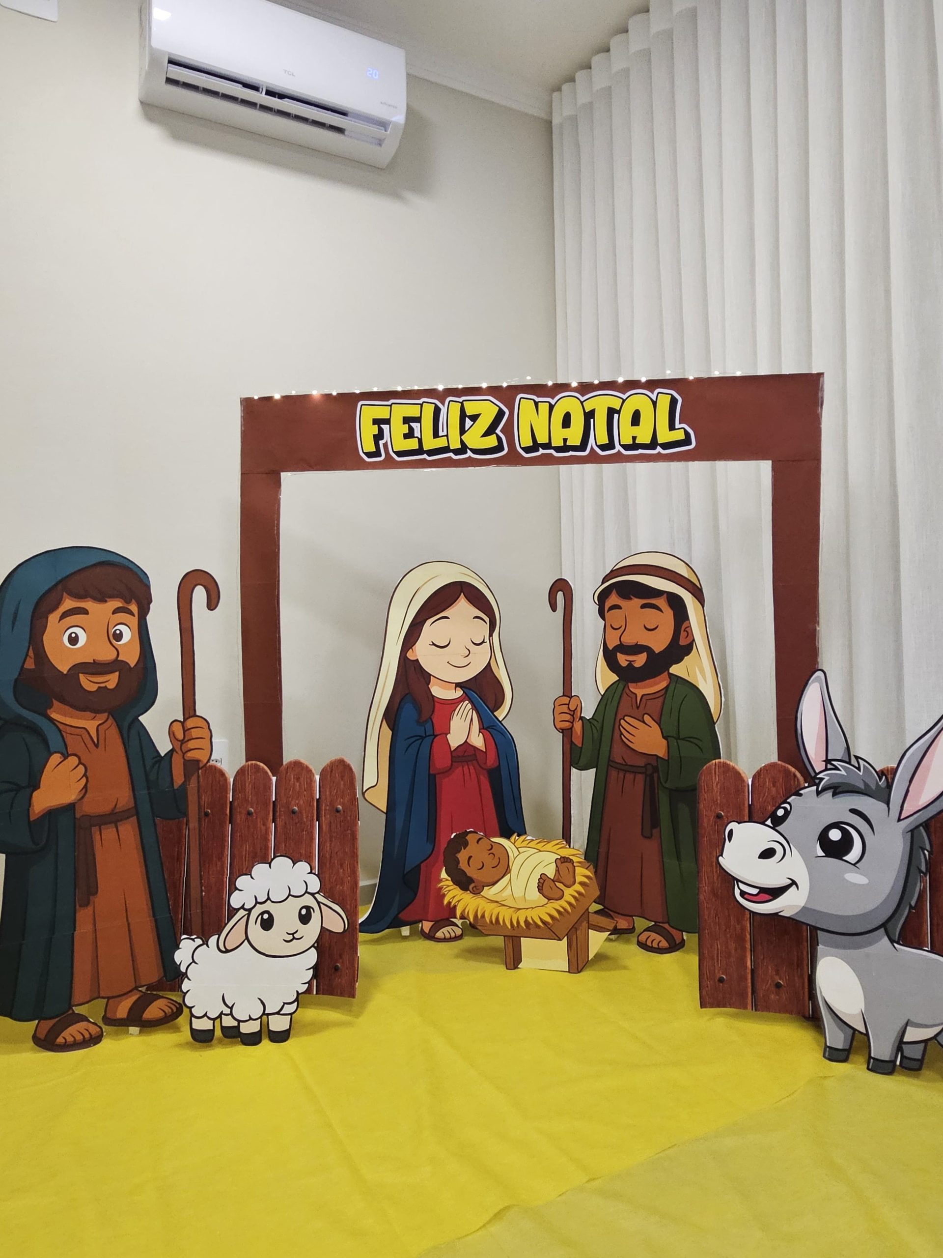 PRESÉPIO DE NATAL - COM PASTOR