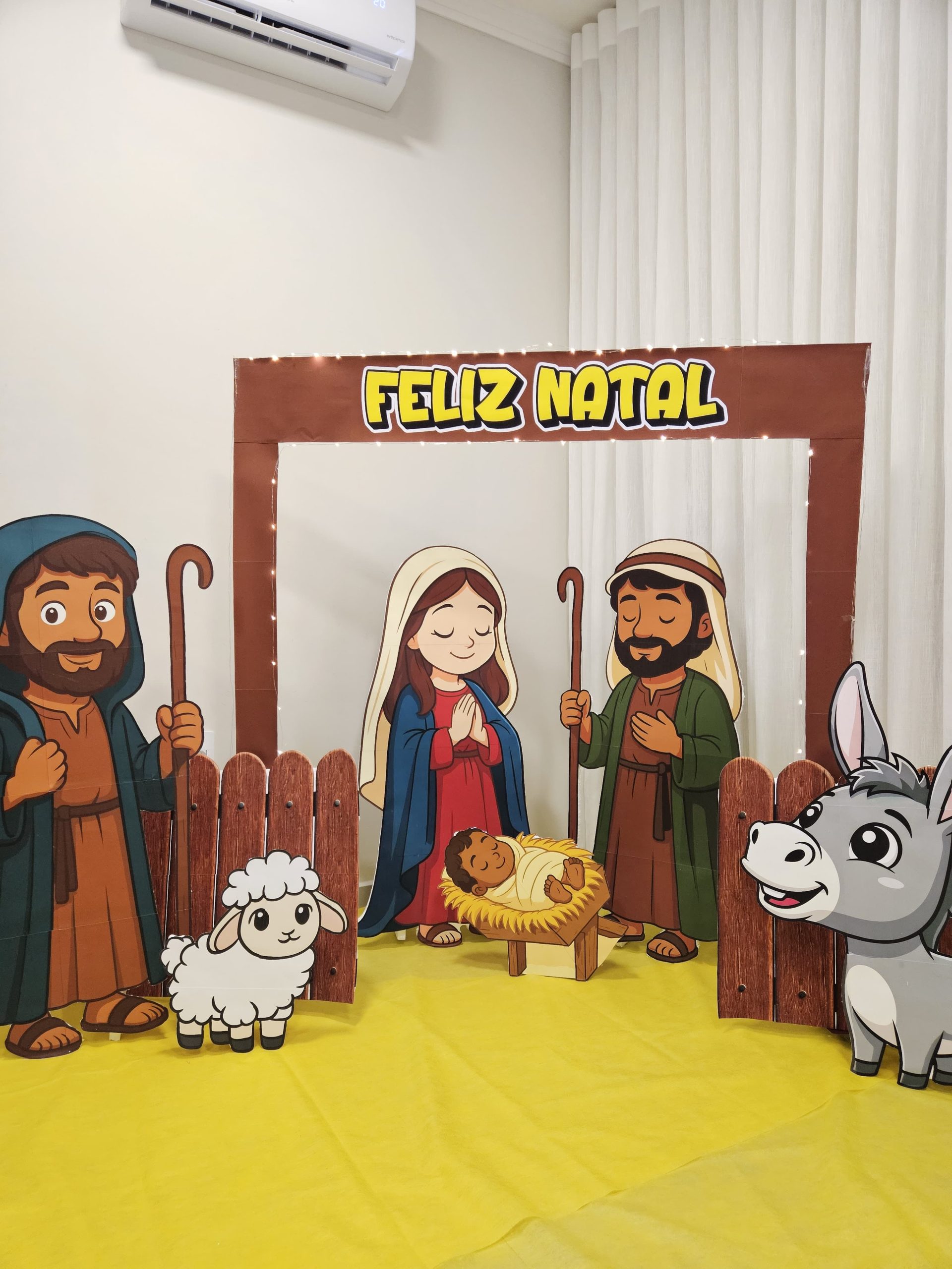 PRESÉPIO DE NATAL - COM PASTOR - Imagem 2