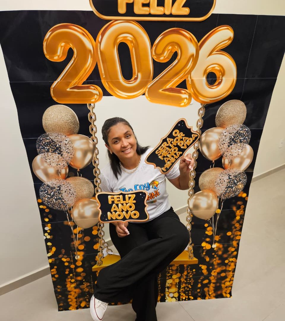 MOLDURA GIGANTE BALANÇO - FELIZ 2026 - PLAQUINHA