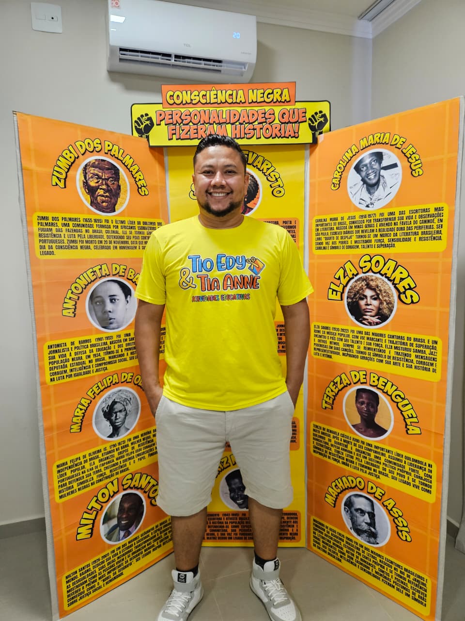 BIOMBO PERSONALIDADES NEGRAS - CONSCIÊNCIA NEGRA