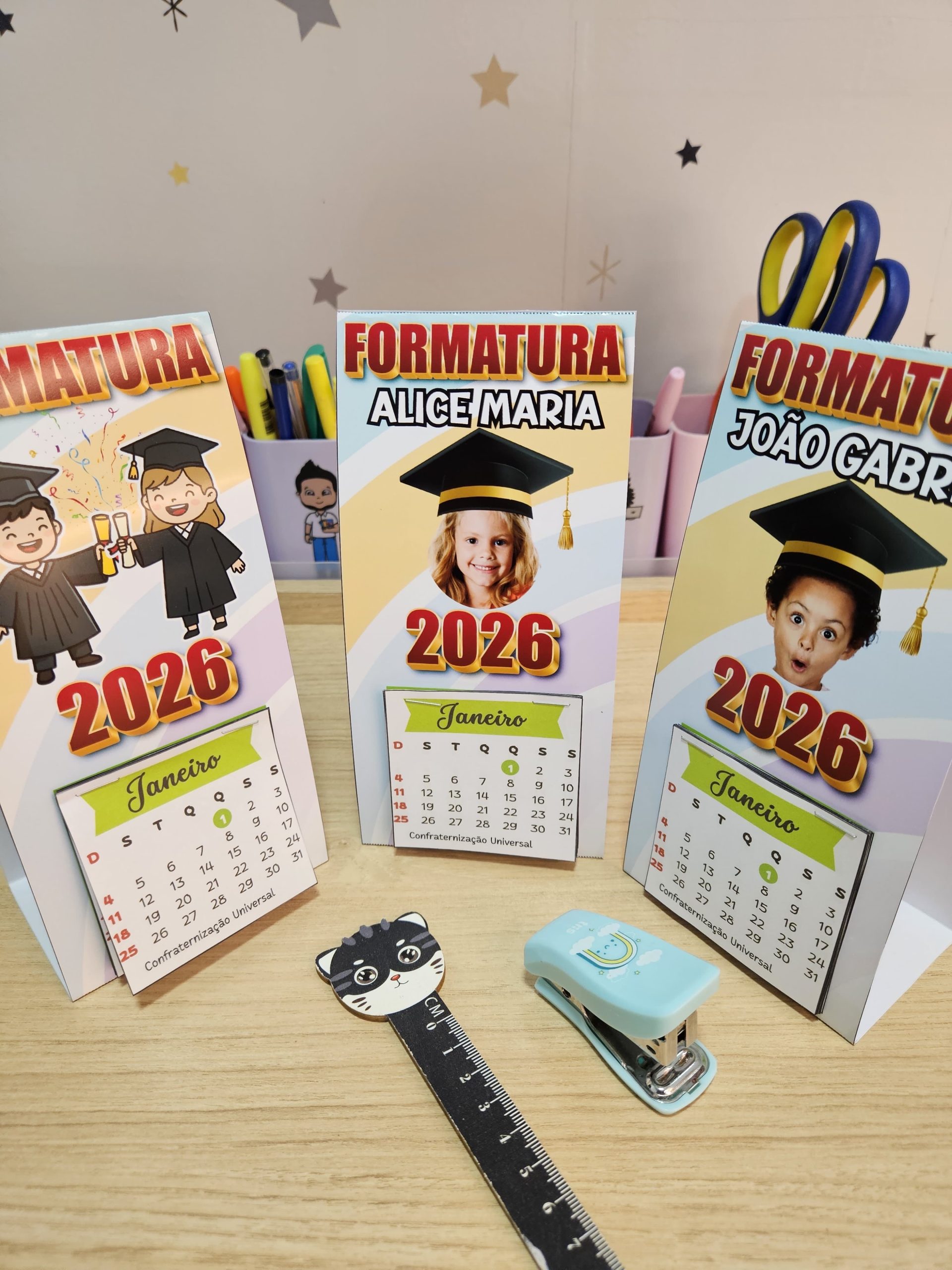 CALENDÁRIO DE MESA 2026 - FORMATURA