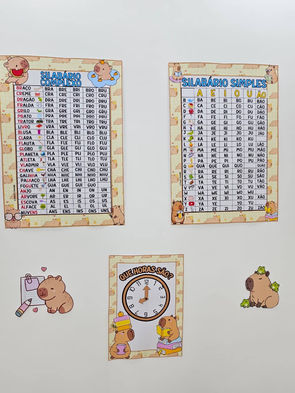 KIT SALA DE AULA CAPIVARA - Imagem 9