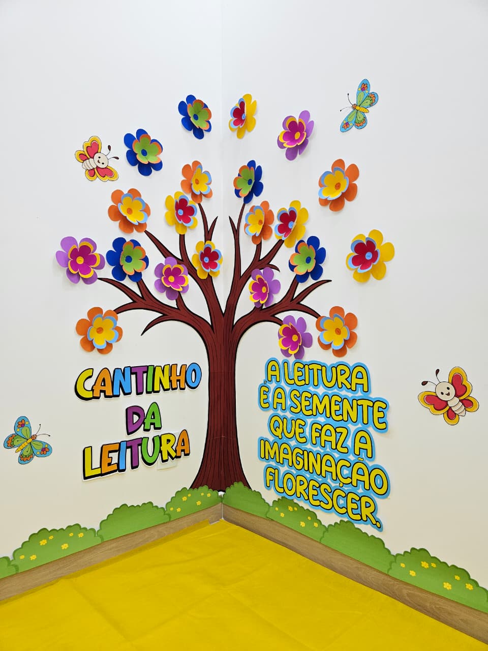 PAINEL CANTINHO DA LEITURA FLORESCER - Imagem 2