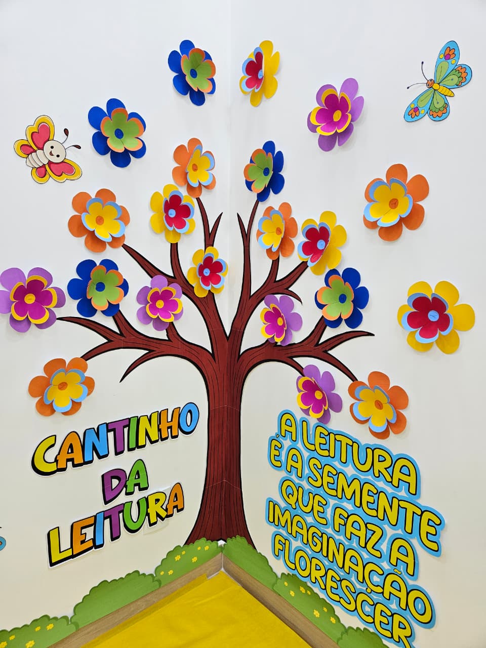 PAINEL CANTINHO DA LEITURA FLORESCER - Imagem 3