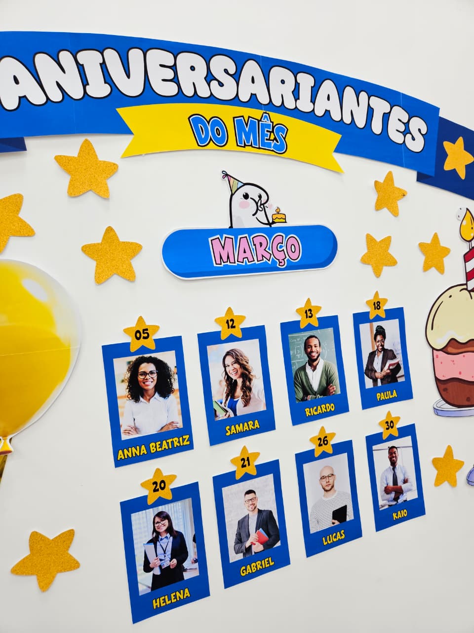 PAINEL ANIVERSARIANTES DO MÊS - Imagem 3