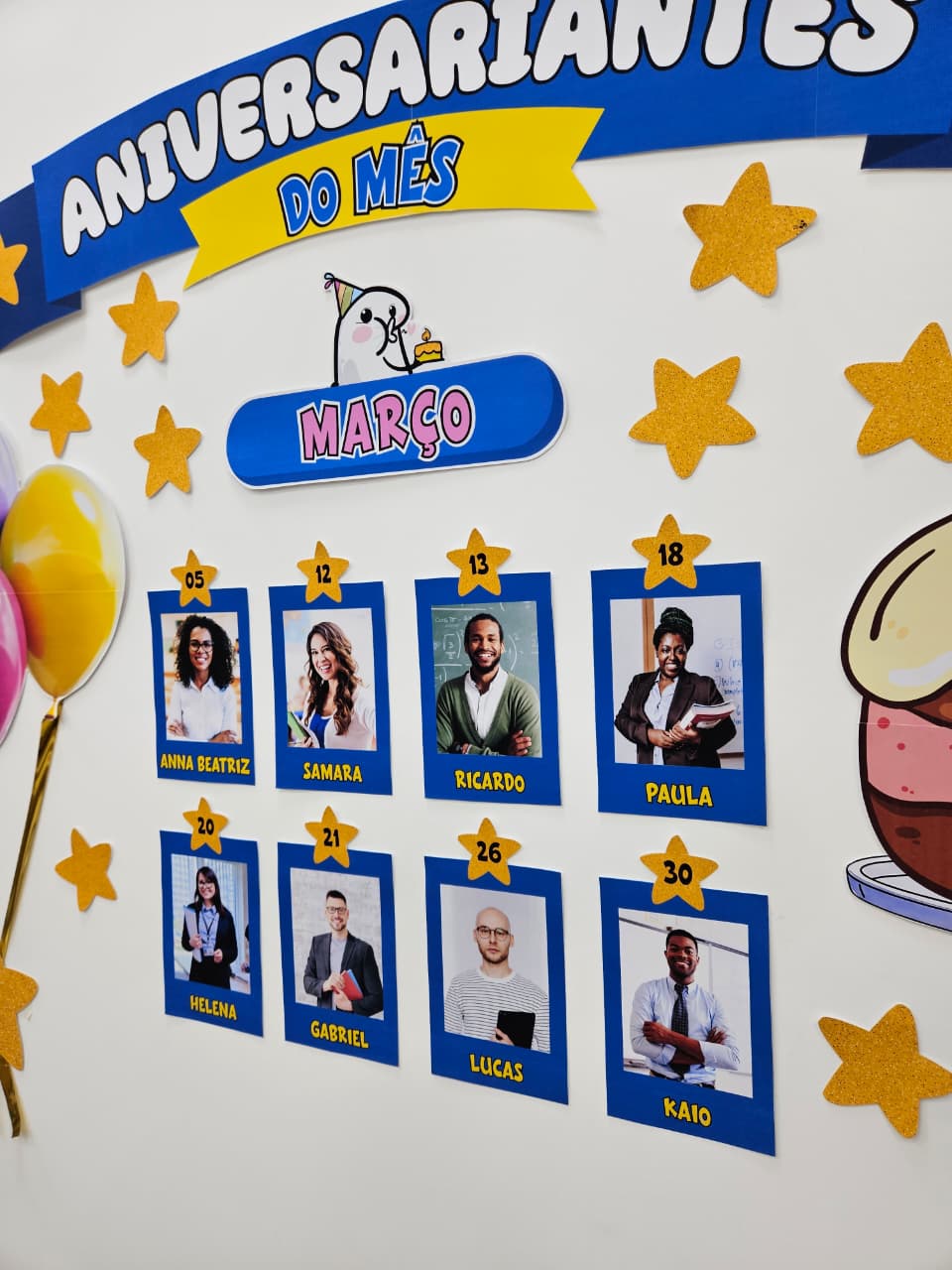 PAINEL ANIVERSARIANTES DO MÊS - Imagem 7