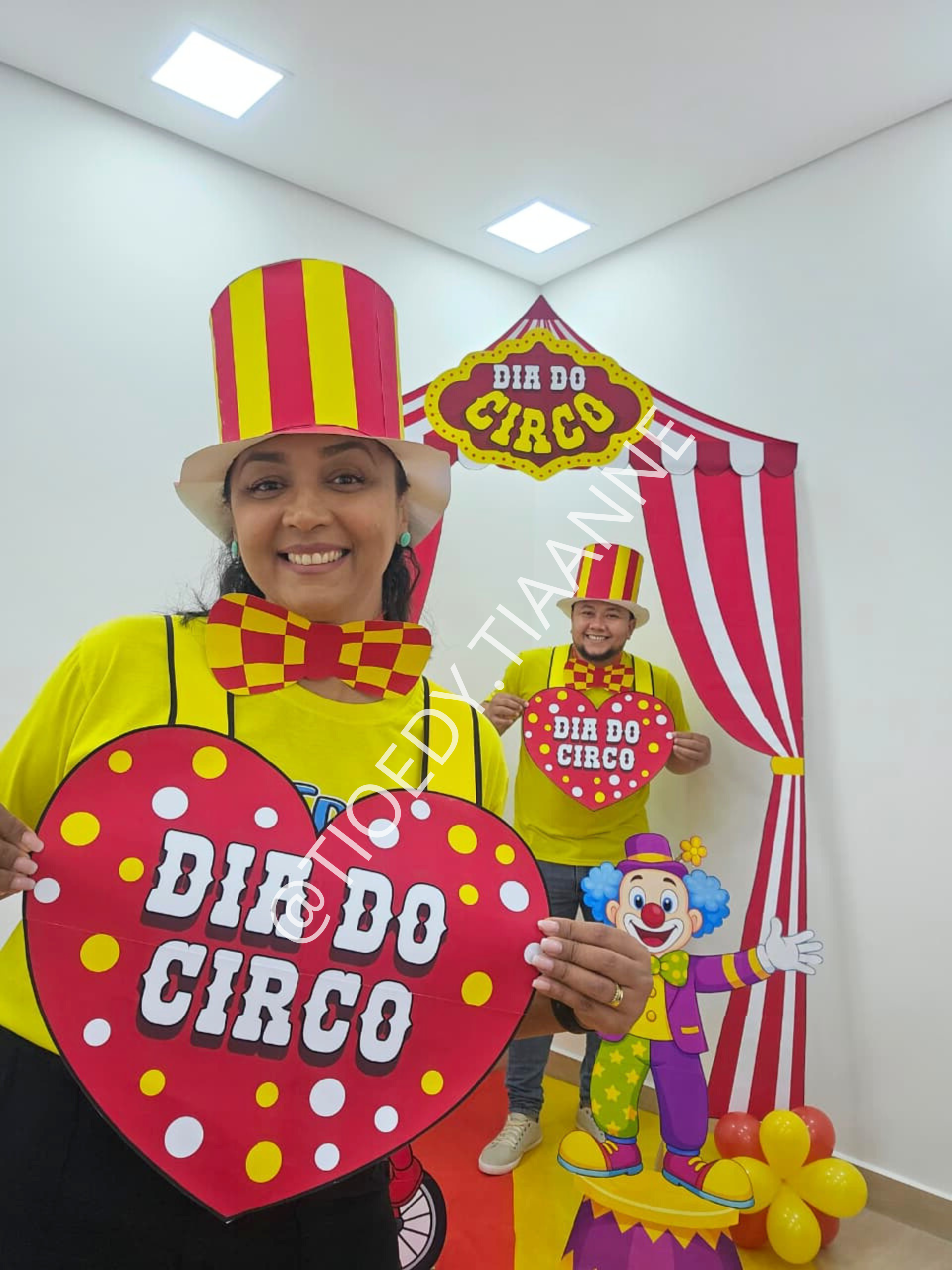 PORTAL DIA DO CIRCO - CARTOLA /AVENTAL /GRAVATA - Imagem 8