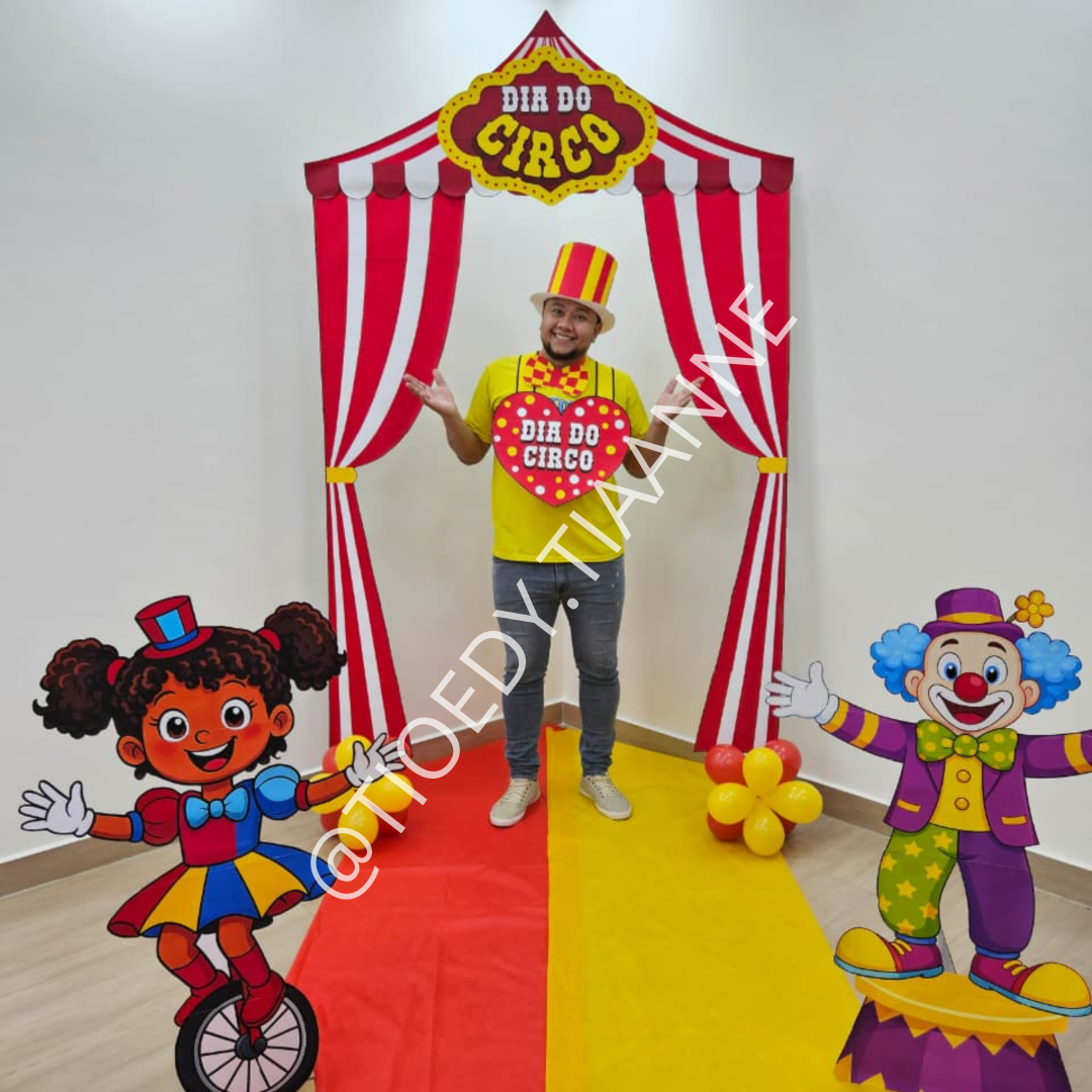 PORTAL DIA DO CIRCO - CARTOLA /AVENTAL /GRAVATA