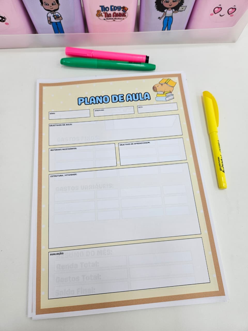 Planner da Professora 2026 - Capivara - Imagem 21